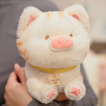Mixed Piggy Cat Stuffed Animal Plush Toy